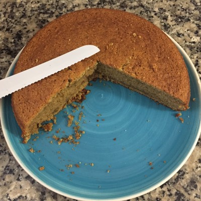 Bizcocho de te matcha